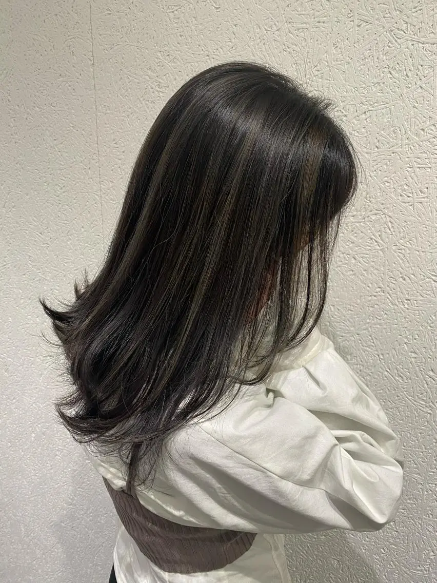 セミロング カット ヘアカラー トリートメント トップスタイリスト/ アユミのヘアスタイル