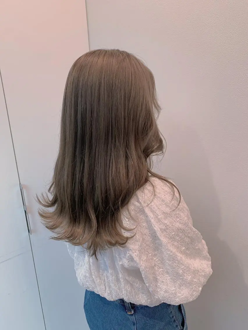 ロング カラー ヘアアレンジ ダブルカラー｜ なおき｜池袋美容師のヘアスタイル