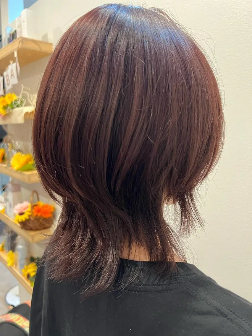 カラー ラベンダーカラー ピンクカラー ピンクラベンダー ハラダユウカ flower西明石店のヘアスタイル