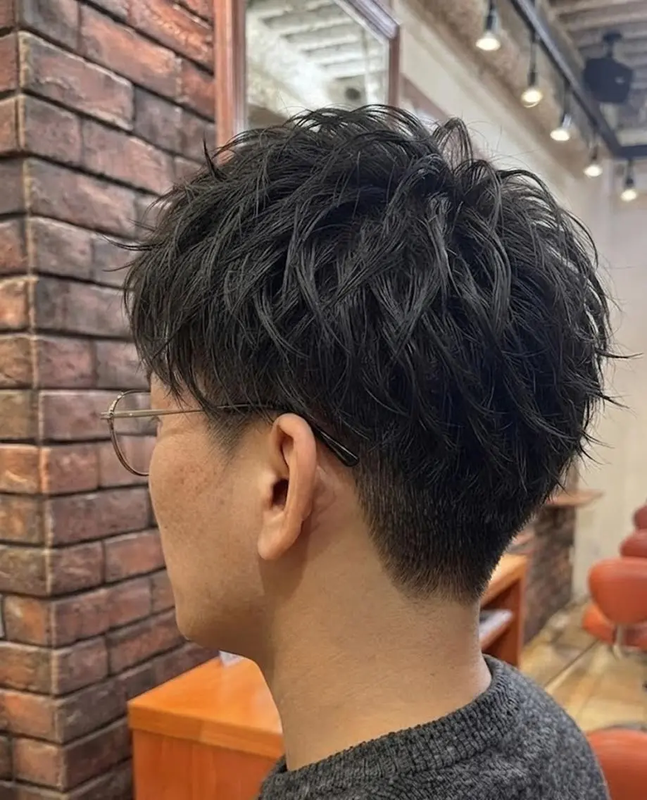 ショート パーマ カット パーマ トリートメント ヘッドスパ flencia 丸 和博|カットのヘアスタイル