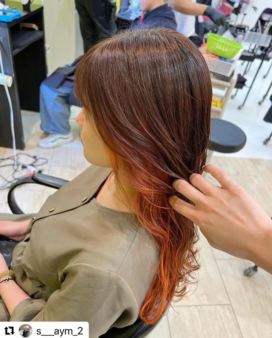 ミディアム カラー メンズ メンズブリーチ ブリーチ ダブルカラー トリートメント 🩷Eny terrace🩷のヘアスタイル