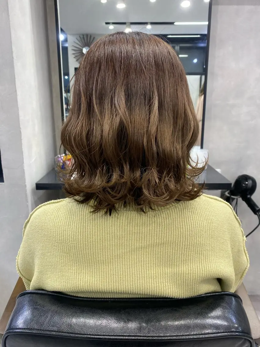 ミディアム カラー ヘアアレンジ FAAM Tsuneのヘアスタイル