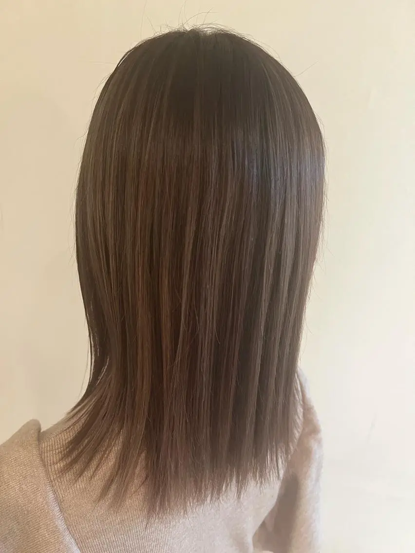 ミディアム カラー ベージュカラー トリートメント ヘアカラー トリートメント 早朝、日祝セット🉑 TSUBASAのヘアスタイル