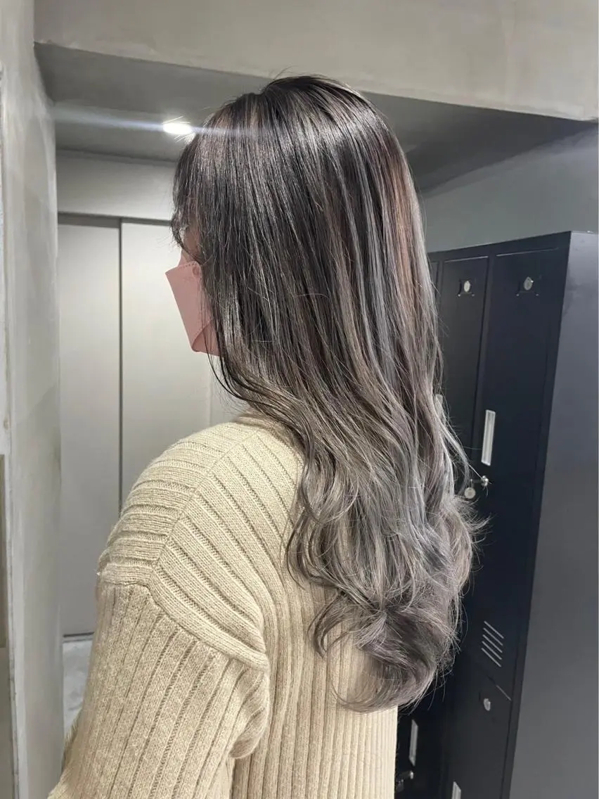 ロング カラー カット ヘアカラー トリートメント Kaho/大阪心斎橋 ボブ/レイヤー/艶髪のヘアスタイル