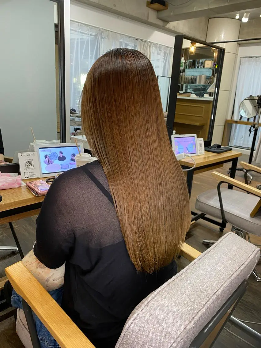 ロング パーマ 髪質改善 酸性ストレート ストレートパーマ 縮毛矯正 トリートメント 統括マネージャー/ 髪のドクター/前原悟のヘアスタイル