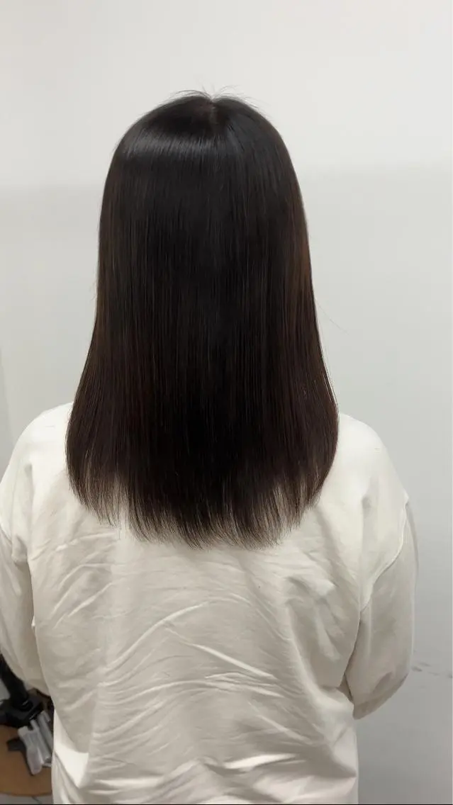 ミディアム 髪質改善 縮毛矯正 トリートメント wa daのヘアスタイル