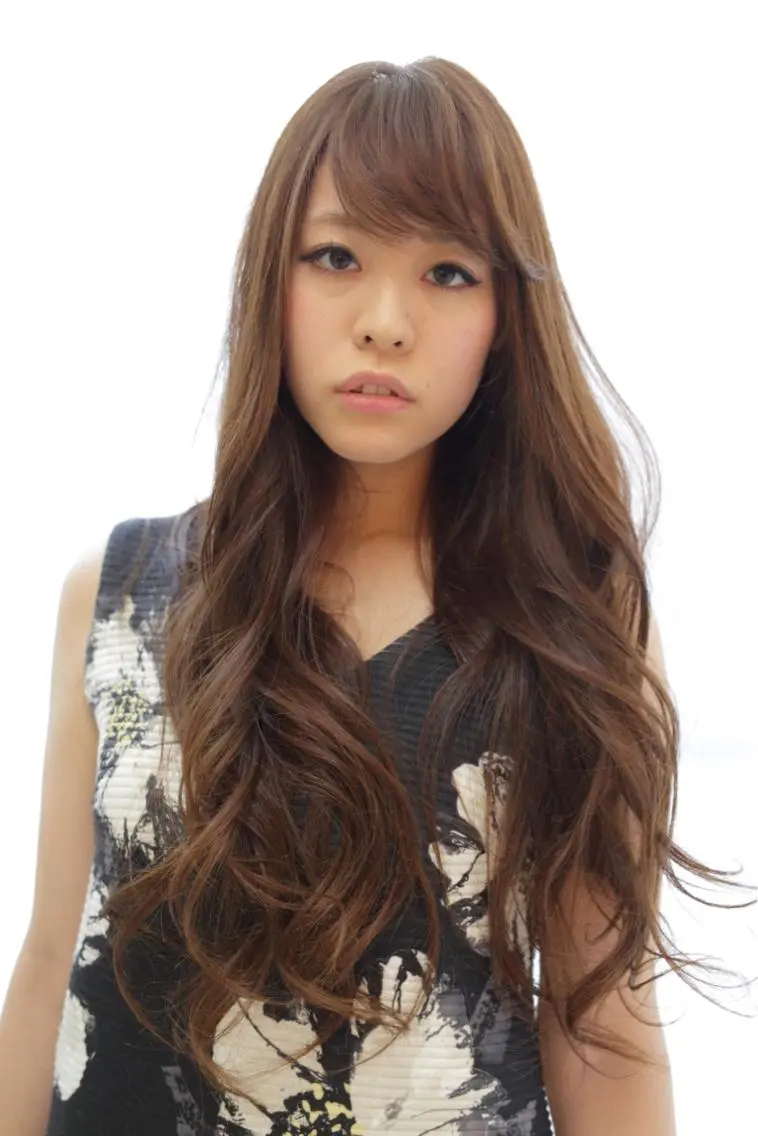 ロング カラー タジマ ヤスヒサのヘアスタイル