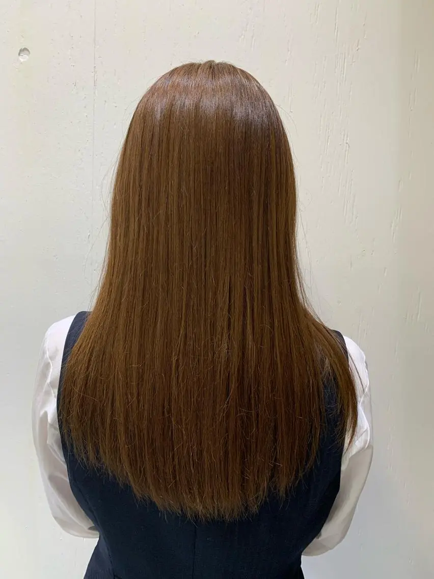 ロング カラー ベージュカラー モカベージュ 田中 貴也のヘアスタイル