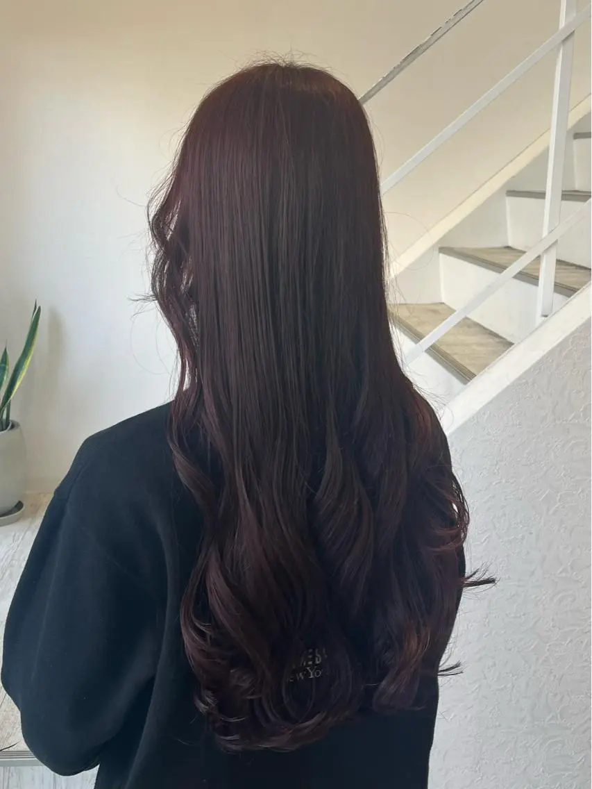 ロング カラー ヘアカラー TIDEHAIR YUKINAのヘアスタイル