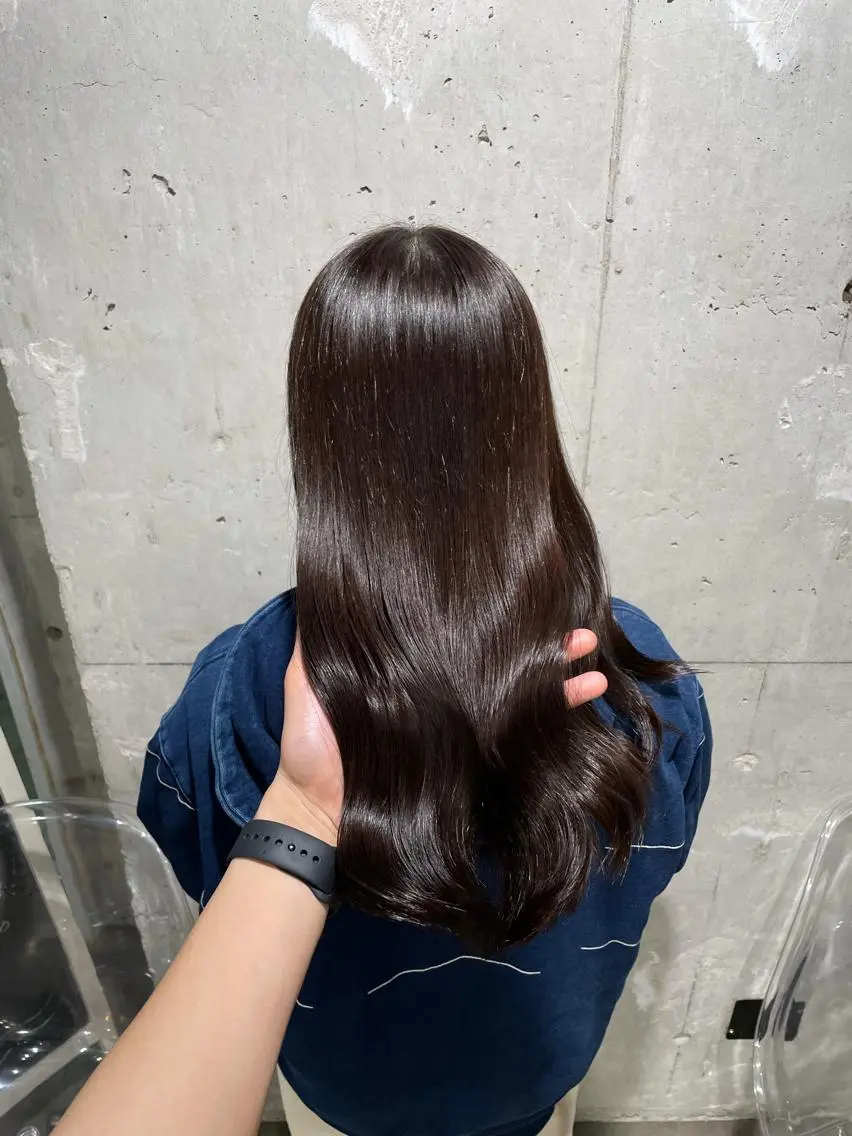 セミロング カラー ベージュカラー💖 やすひろのヘアスタイル