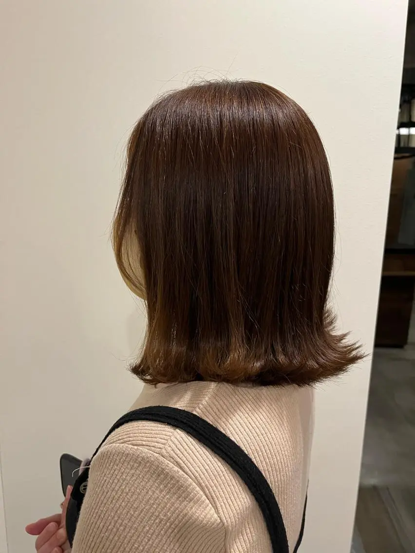 ミディアム 坂 瑞希のヘアスタイル