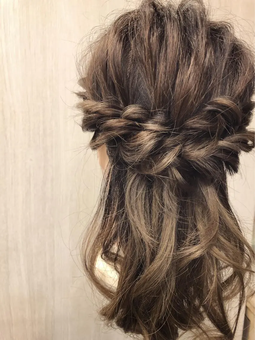 ヘアアレンジ ぐらんぐりーん 藤中のヘアスタイル
