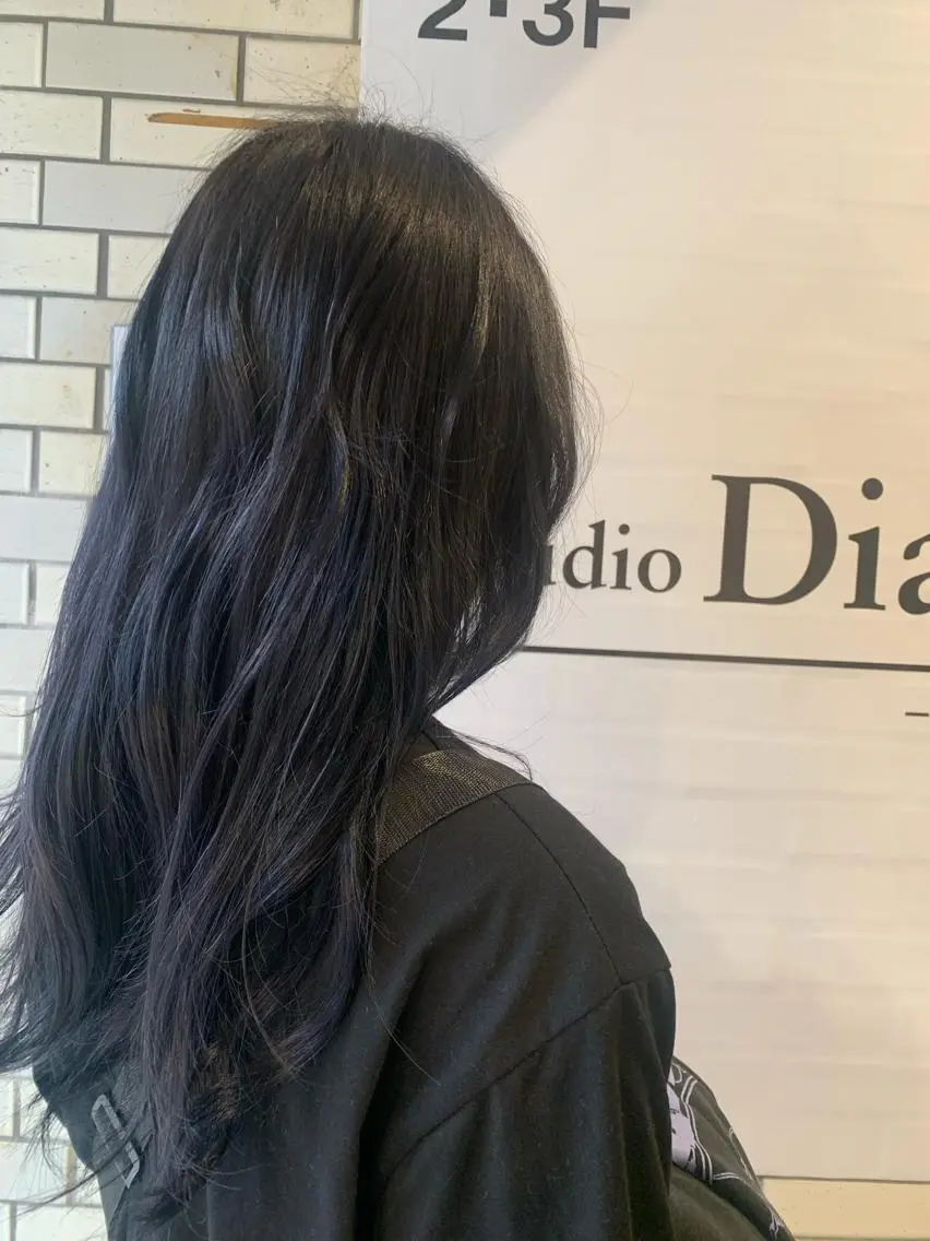 ロング 大橋 心のヘアスタイル