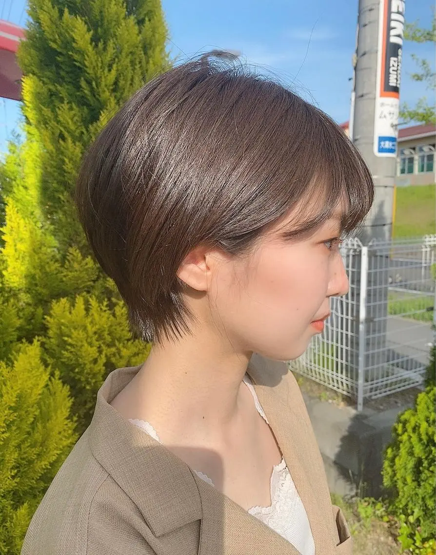 ショート くびれヘア ショートヘア 【美髪のお医者さん】 髙橋真理奈💉🌟のヘアスタイル