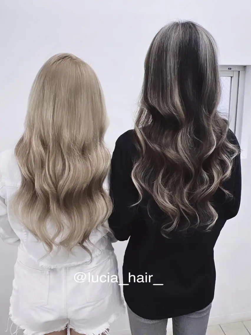 ロング ヘアアレンジ カラー エクステ7:30〜 LuciA\5900のヘアスタイル