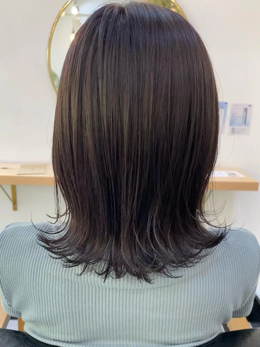 セミロング カラー 外ハネヘア CARICIA🌱 masaeのヘアスタイル