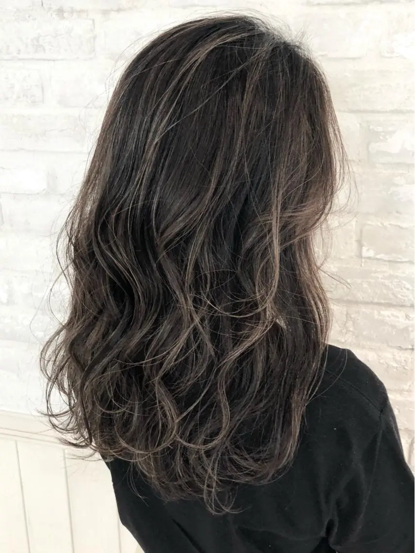 セミロング 白井 秀太郎のヘアスタイル