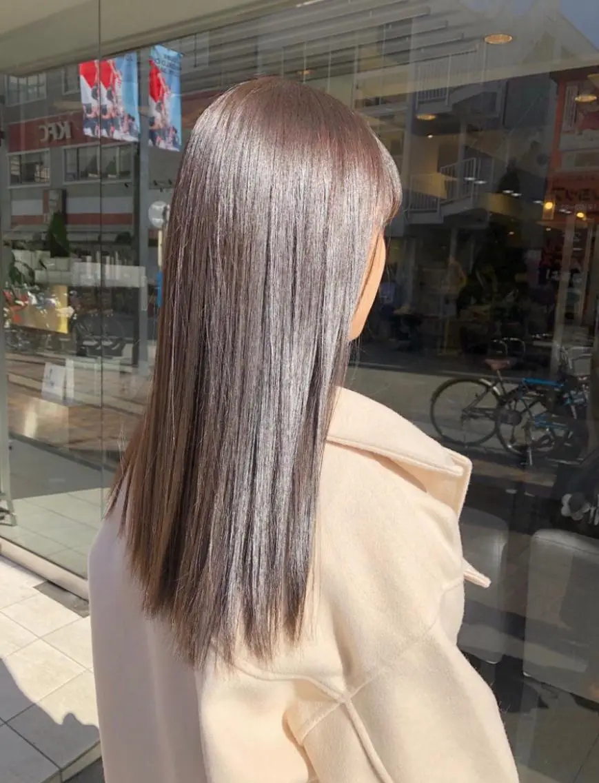ロング カラー 髪質改善 トリートメント Kimura Miyukiのマツエク・マツパデザイン