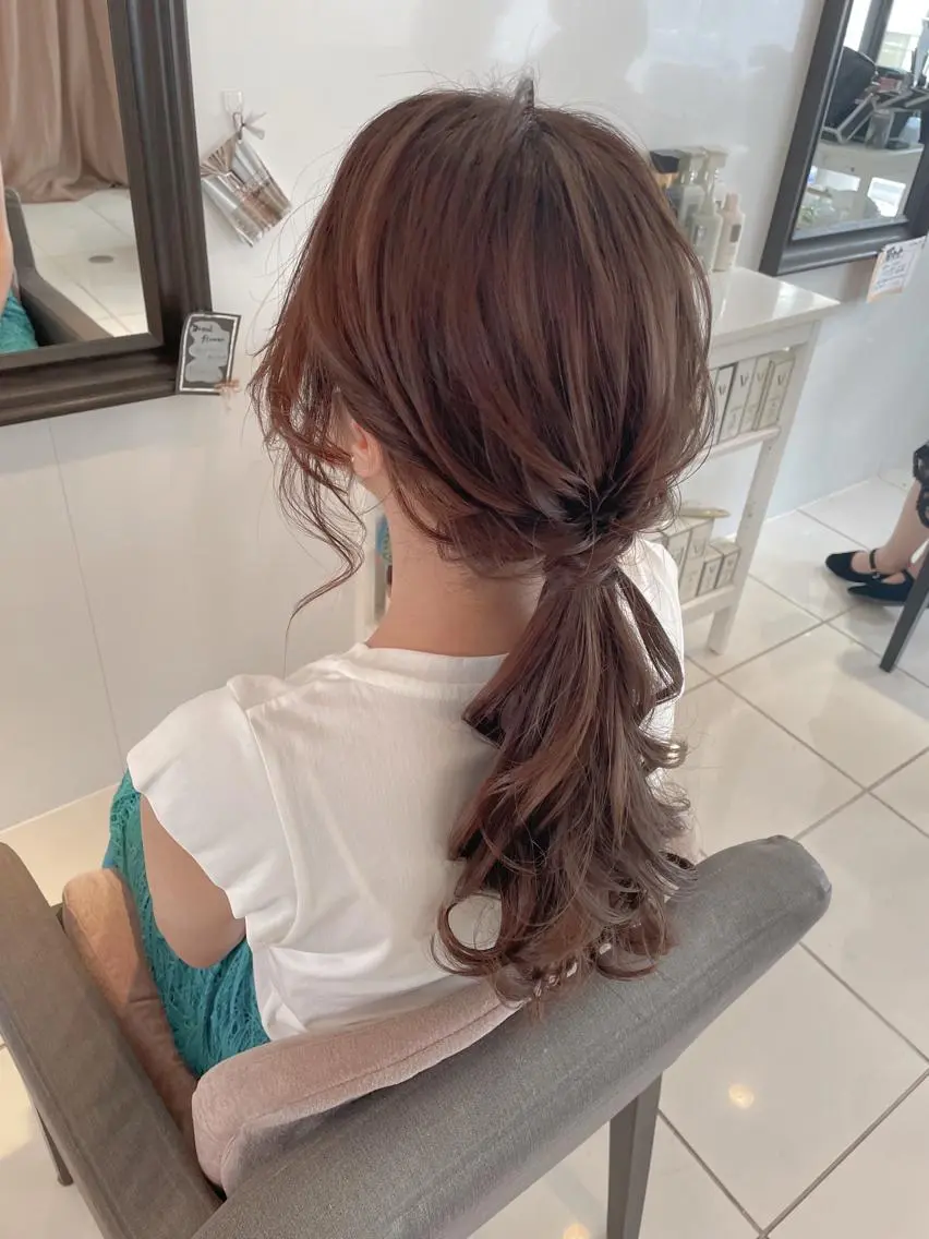 ロング ヘアアレンジ キッズ 子どものヘアアレンジ ヘアメイク10年から 美容師💄Anriのヘアスタイル