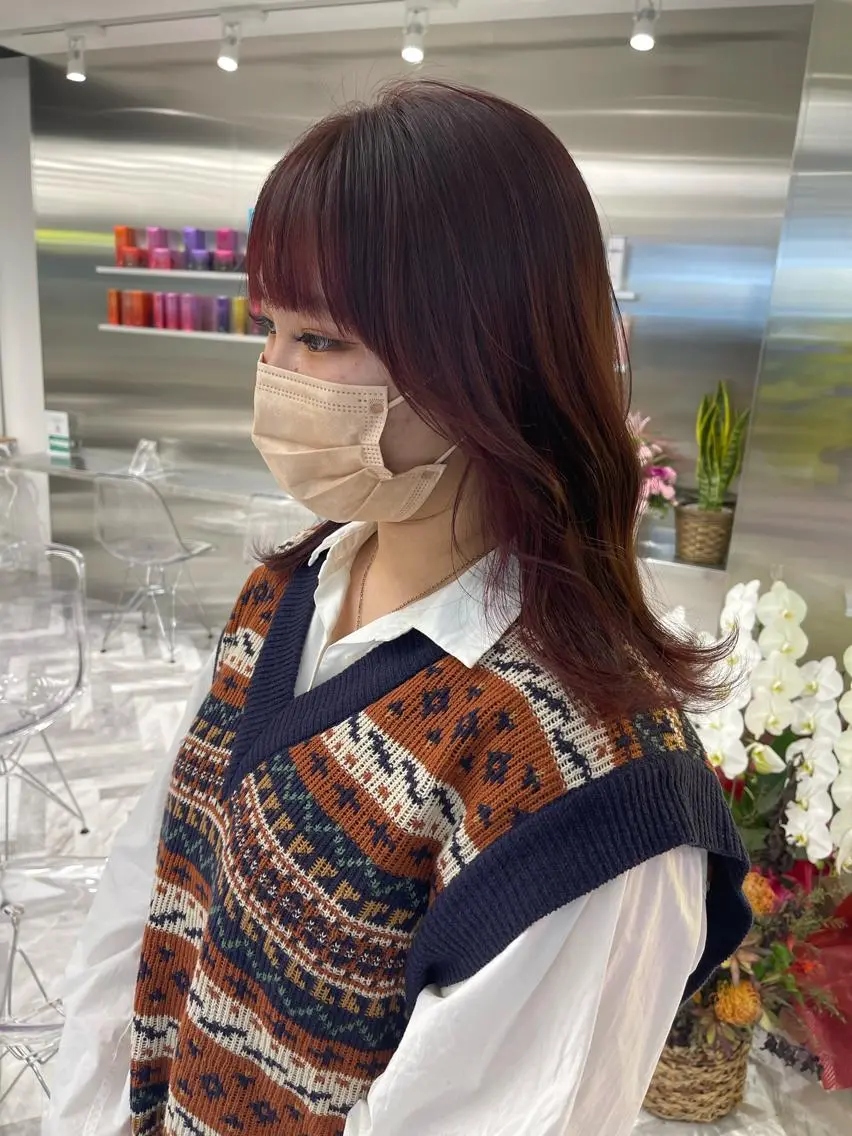 カラー ヘアカラー ユナ🌙 nailのネイルデザイン