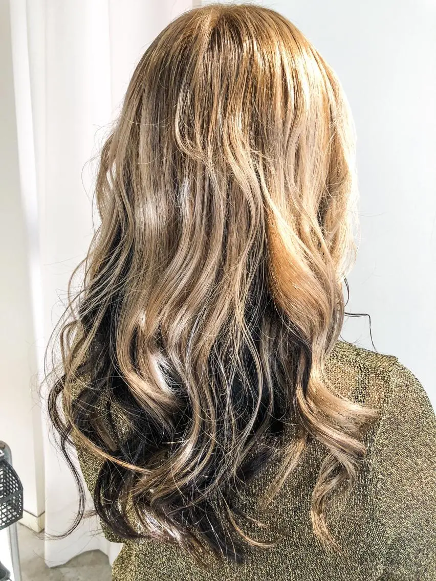 ロング カラー ヘアアレンジ ブリーチ ケアブリーチ イルミナカラー ヘアカラー レイヤー×ヘッドスパ ＊保田遥＊のヘアスタイル