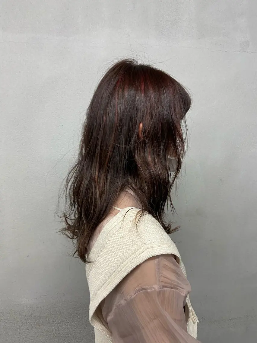 セミロング メンズ/ダブルカラー /パーマ/来栖慧💈のヘアスタイル