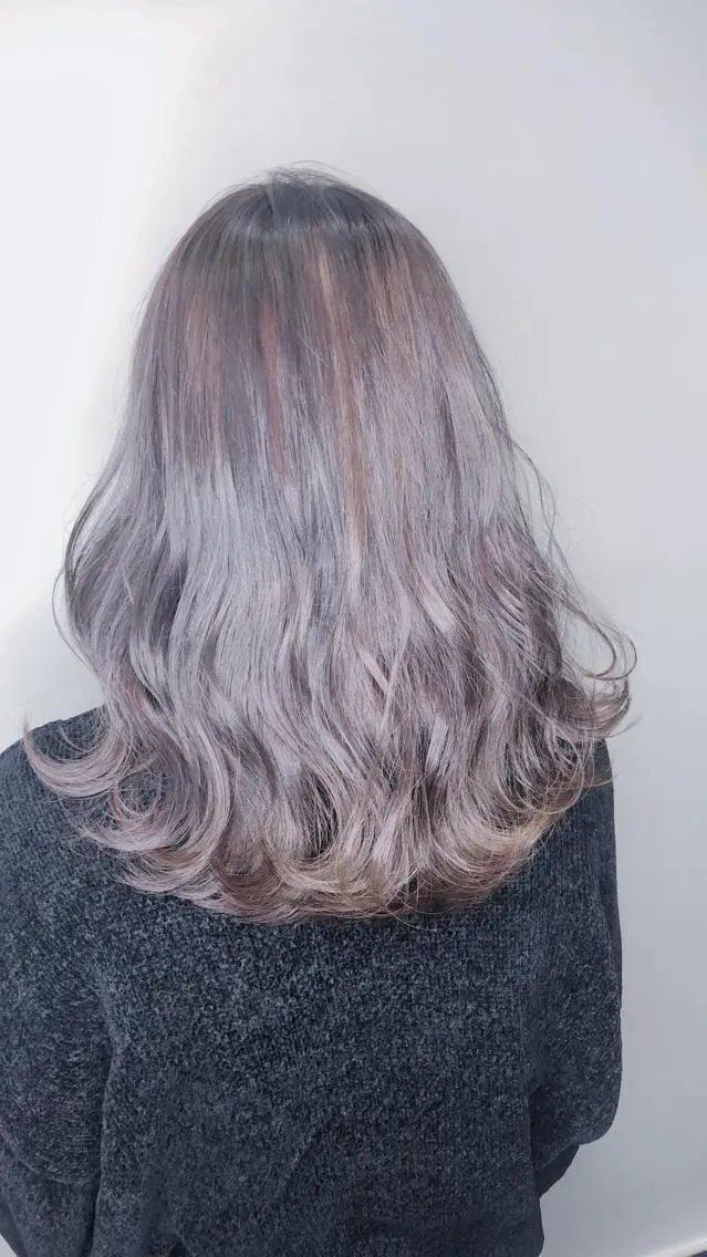 セミロング カラー MODEK's阿倍野 伊藤サダキのヘアスタイル