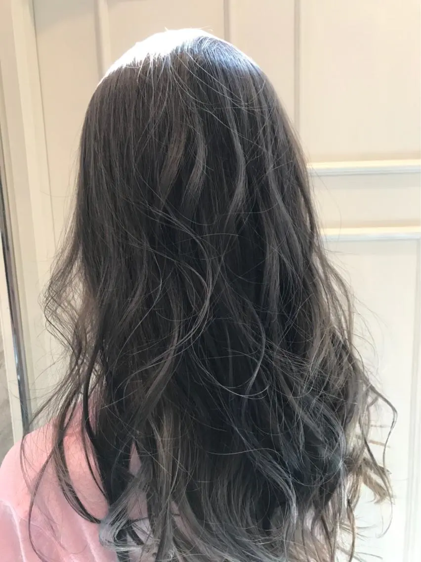 セミロング カラー アッシュ シルバー シルバーアッシュ 🫟Blanco🫟 Color&Careのヘアスタイル