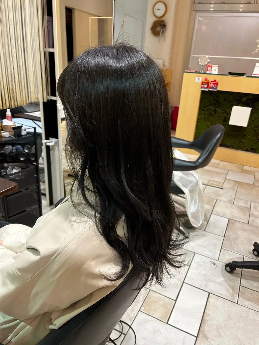 ロング カラー 透明感カラー レイヤー/暖色/ 髪質改善/永礼芳果のヘアスタイル