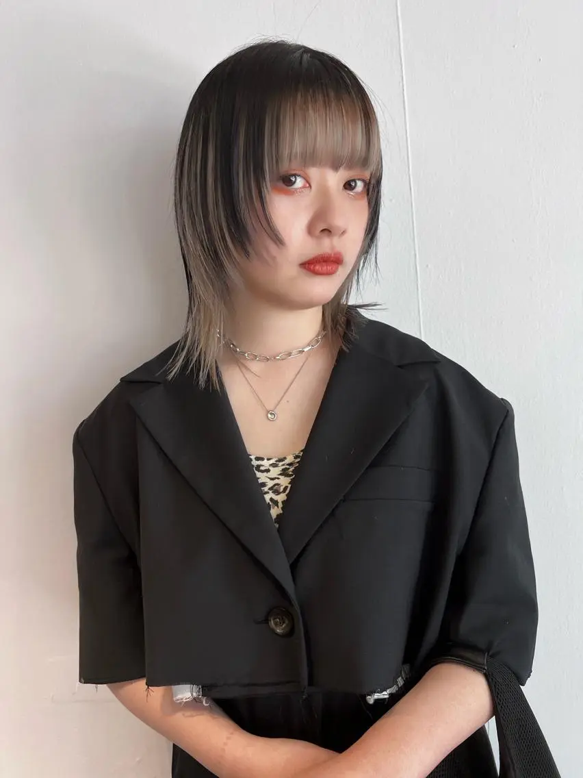 ショート カラー ベージュカラー ブリーチ ケアブリーチ ハイトーンカラー インナーカラー 🧡色落ちまで2度 楽しめる🧡ヨシキのヘアスタイル