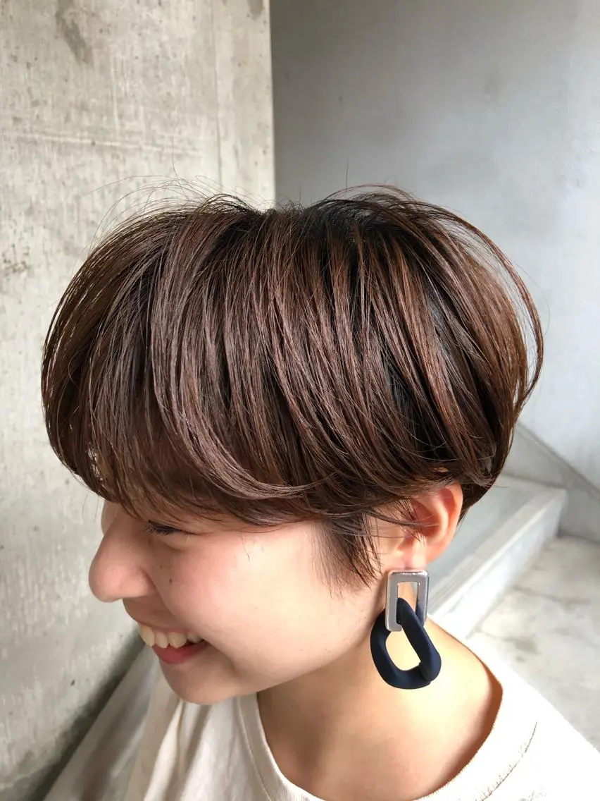 ショート 似合わせカット カット 滝田 陽一のヘアスタイル