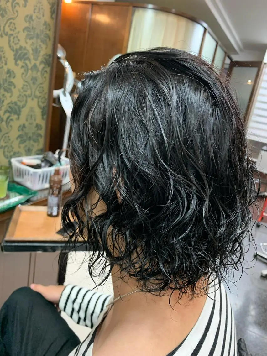 パーマ メンズ カット ヘアカラー 吉田 朱理のヘアスタイル