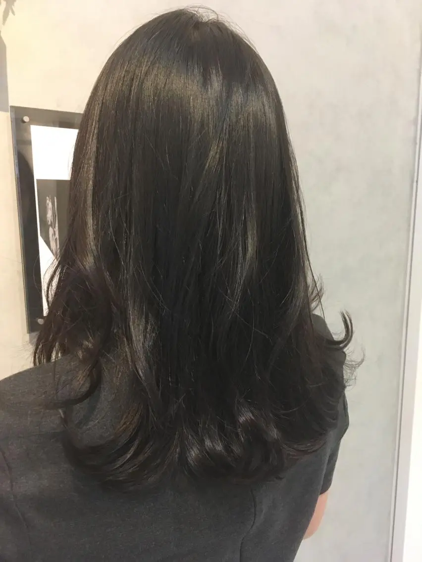 ミディアム カラー トリートメント ヘッドスパ 中村 幸子のヘアスタイル