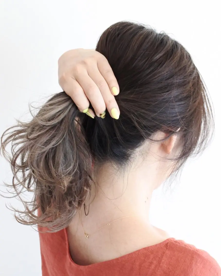 ミディアム カラー 松田 光雄のヘアスタイル