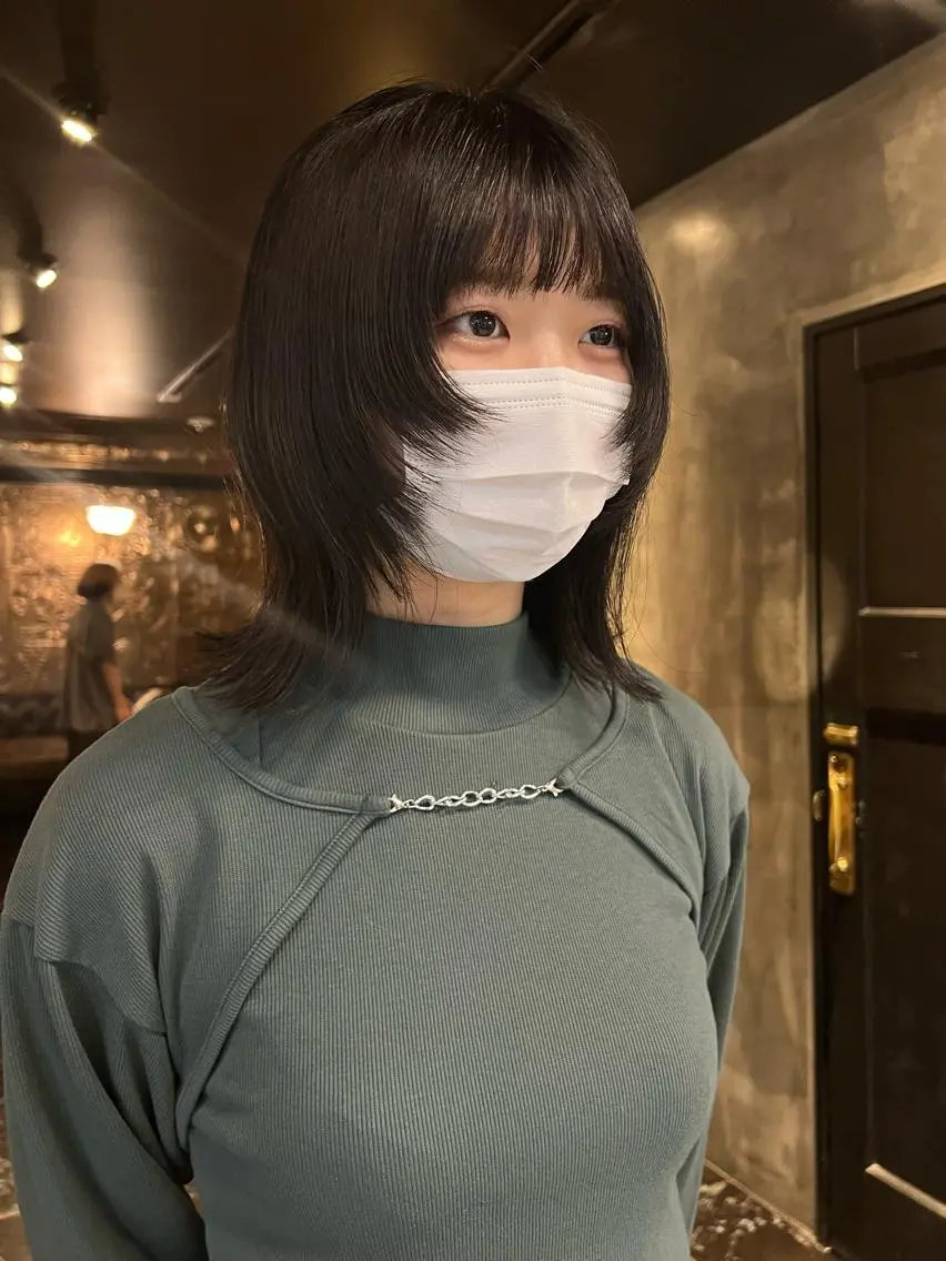 ロング カラー 顔まわりレイヤー レイヤーカット カット 圧倒的デザイン力 店長🎨RENAのヘアスタイル