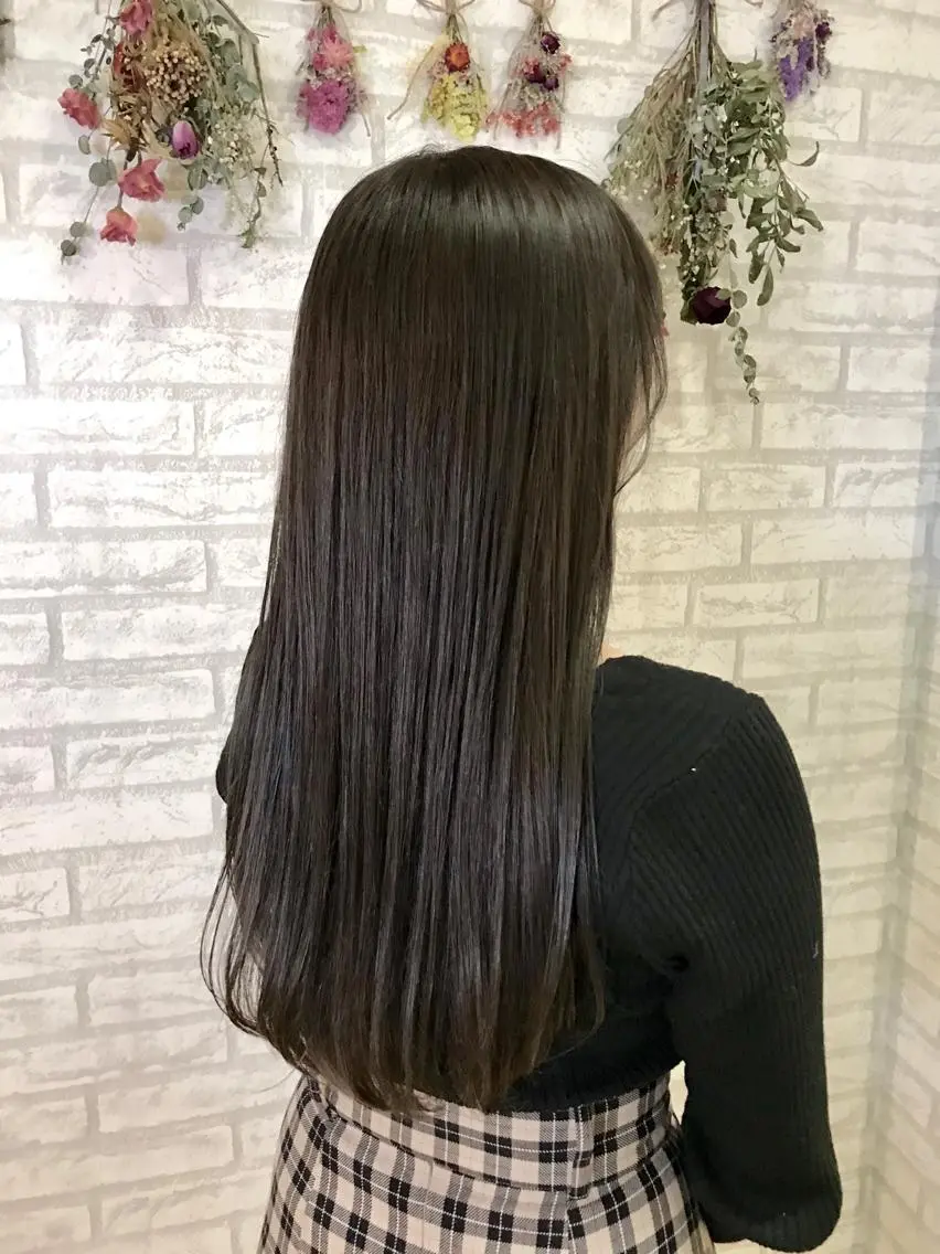 ロング カラー ヘアカラー トリートメント 💜ツヤヘアケア🩷 サトウシュンスケのヘアスタイル