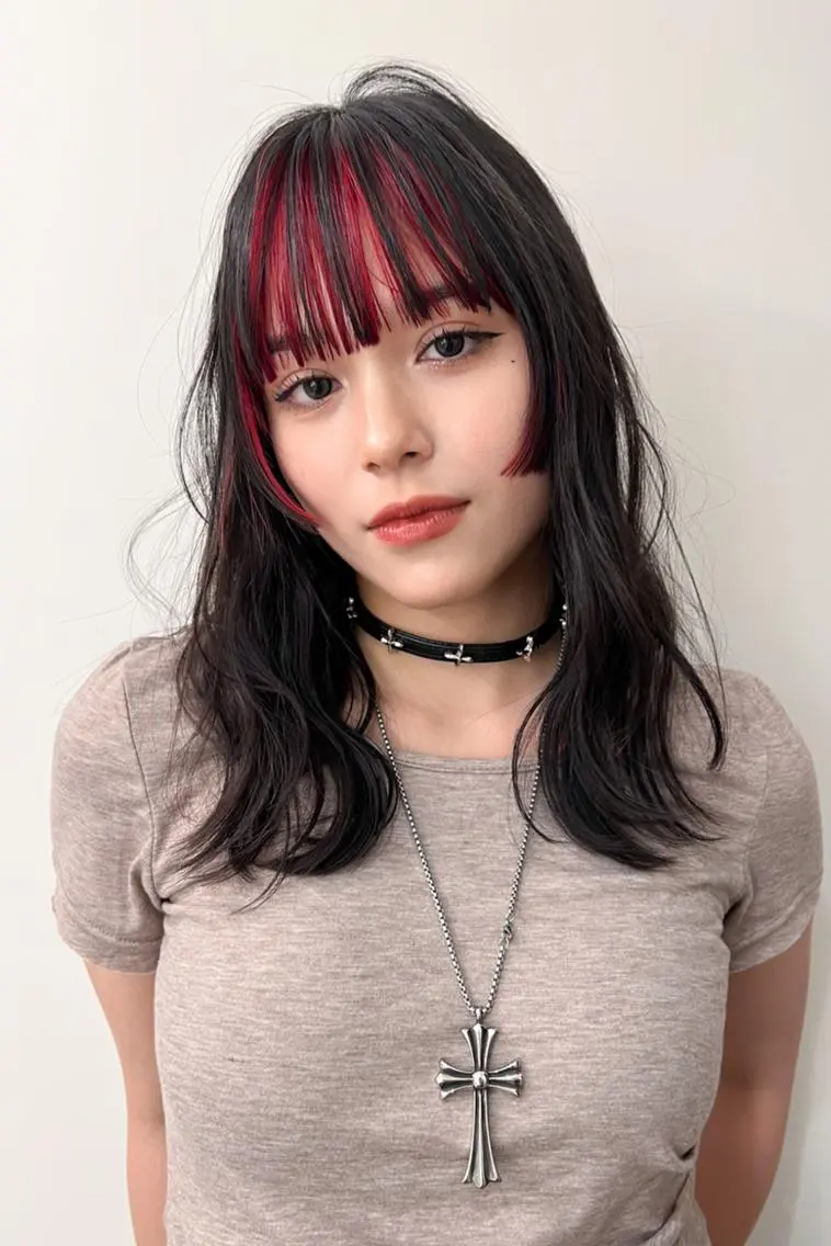 ロング カラーモデル募集☆ 小園彩夏のヘアスタイル