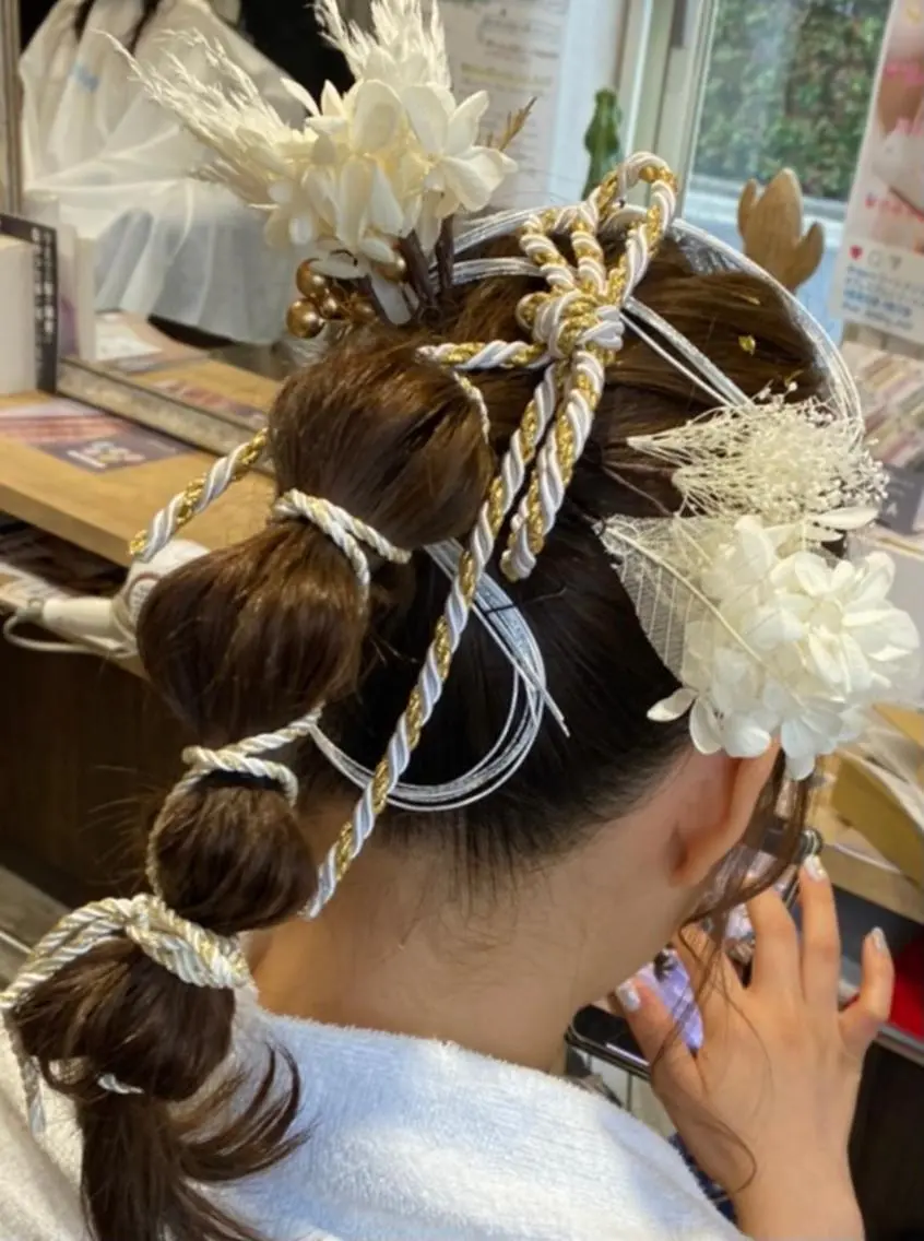 ロング 縮毛矯正 松崎祥のヘアスタイル