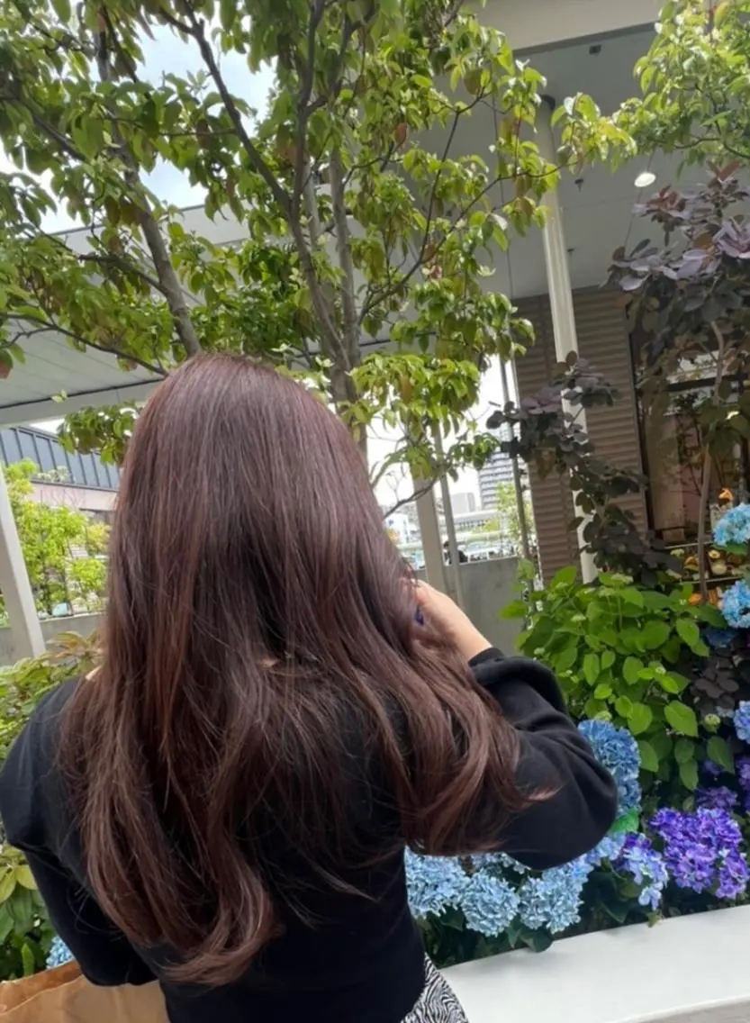 カラー 真野 じゅんなのヘアスタイル
