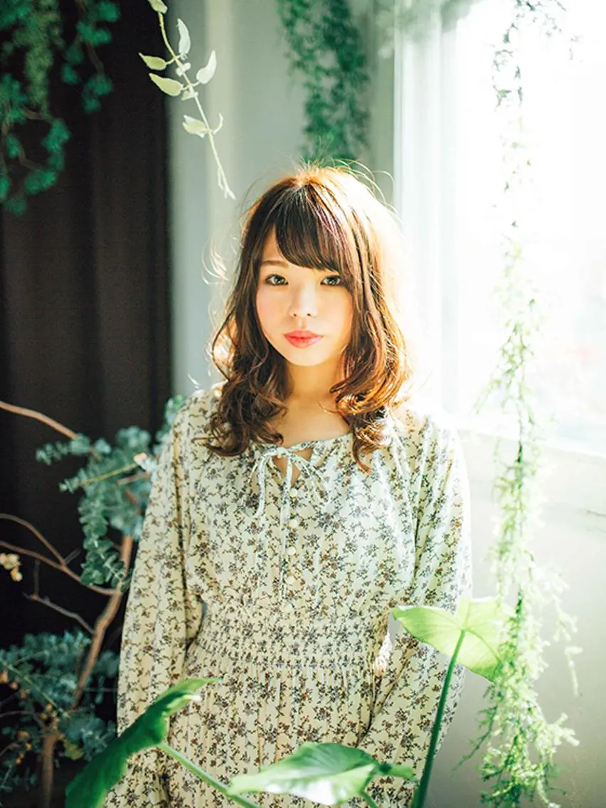 セミロング パーマ ヘアアレンジ 【公式】amble luxe池袋東口🩷のヘアスタイル