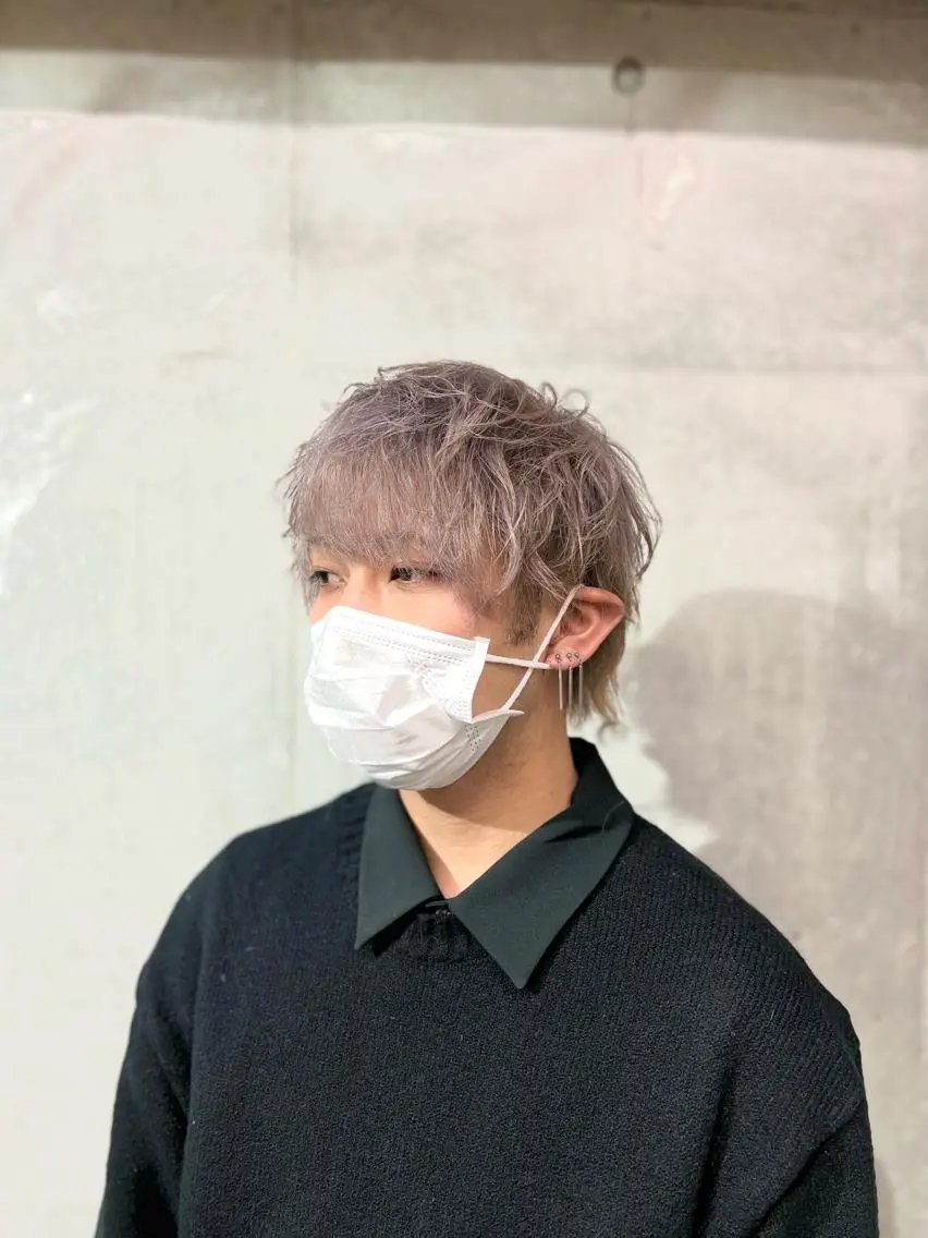 カラー カット パーマ 🌟髪質改善カラー✨ スナガネ🌟のヘアスタイル