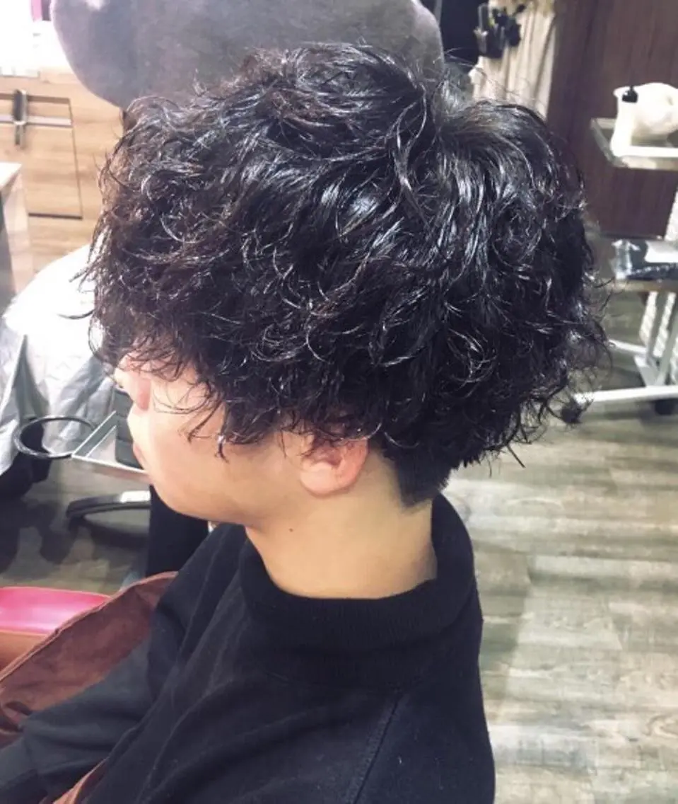 ショート パーマ メンズ メンズパーマ 限定クーポン 💕大量更新ブリーチのヘアスタイル
