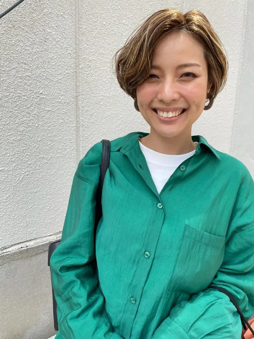 ショート カット ヘアカラー トリートメント ayane⭐️ボブ・ ショート・パーマのヘアスタイル