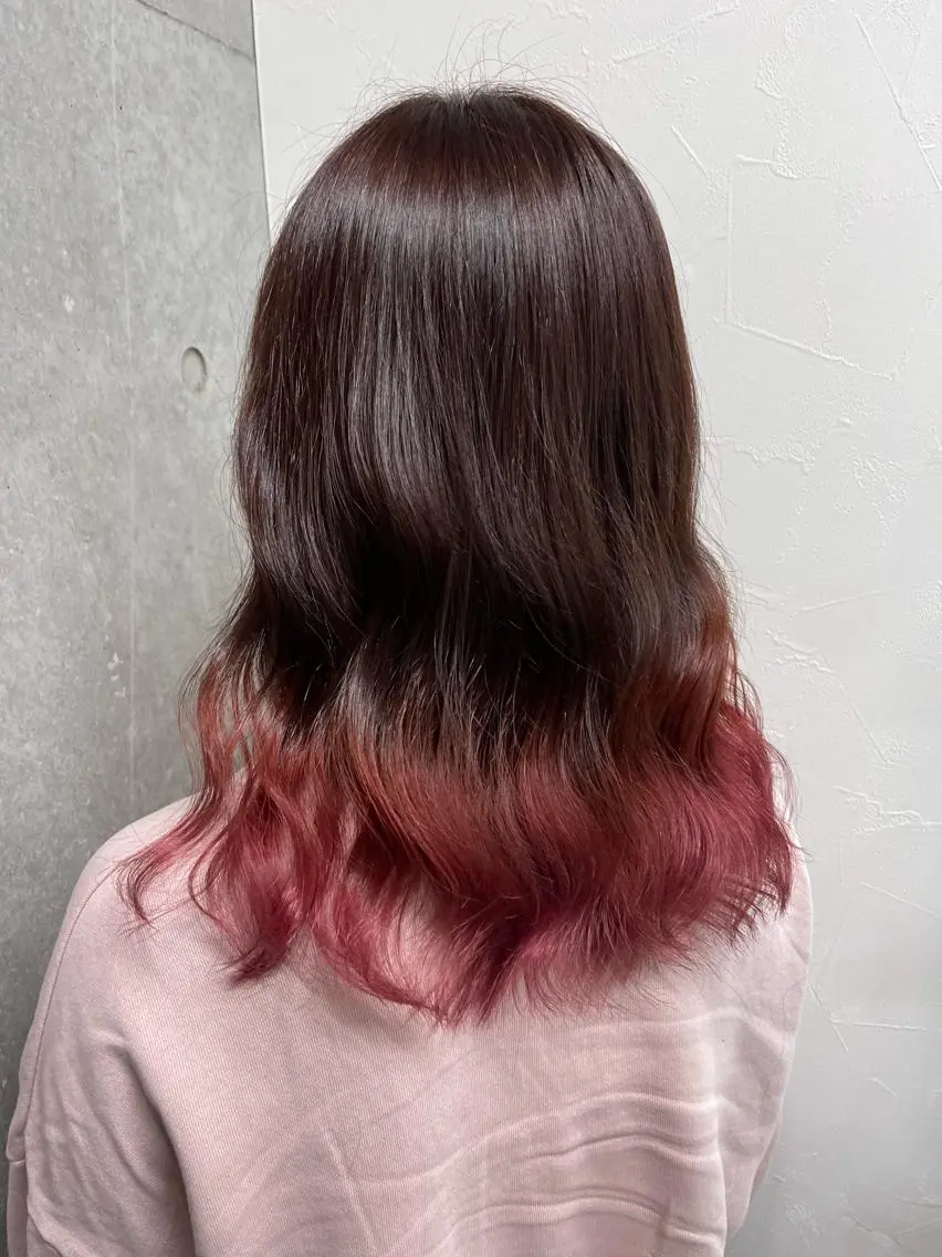 セミロング バレイヤージュ特化/ アキラのヘアスタイル