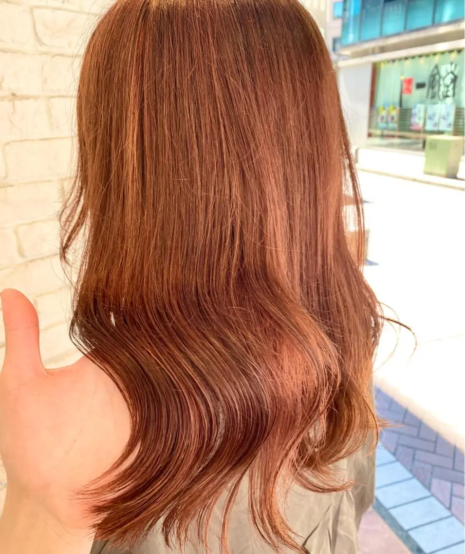カラー ヘアカラー ゆるふわパーマ🌼 アレンジ🌼リョウカのヘアスタイル