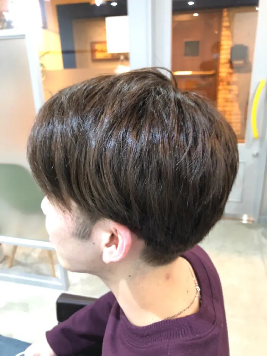 ショート メンズ カット ヘアカラー hair care ACRO店長　谷のヘアスタイル