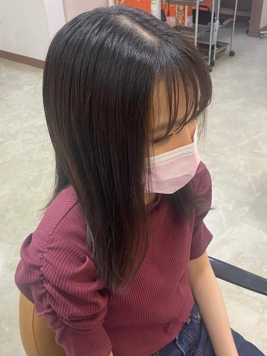 ミディアム 水田 誠貴のヘアスタイル