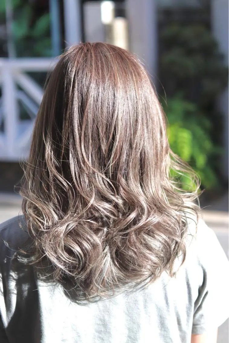 セミロング カラー ヘアアレンジ 川内 政人のヘアスタイル