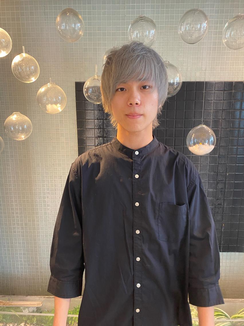 ショート カット ヘアカラー トリートメント 横地 凌のヘアスタイル