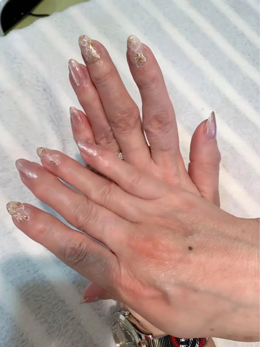 ネイル アートネイル マグネットネイル 大理石ネイル(マーブル) 持ち込み x.1.0.nail ♡Cのネイルデザイン